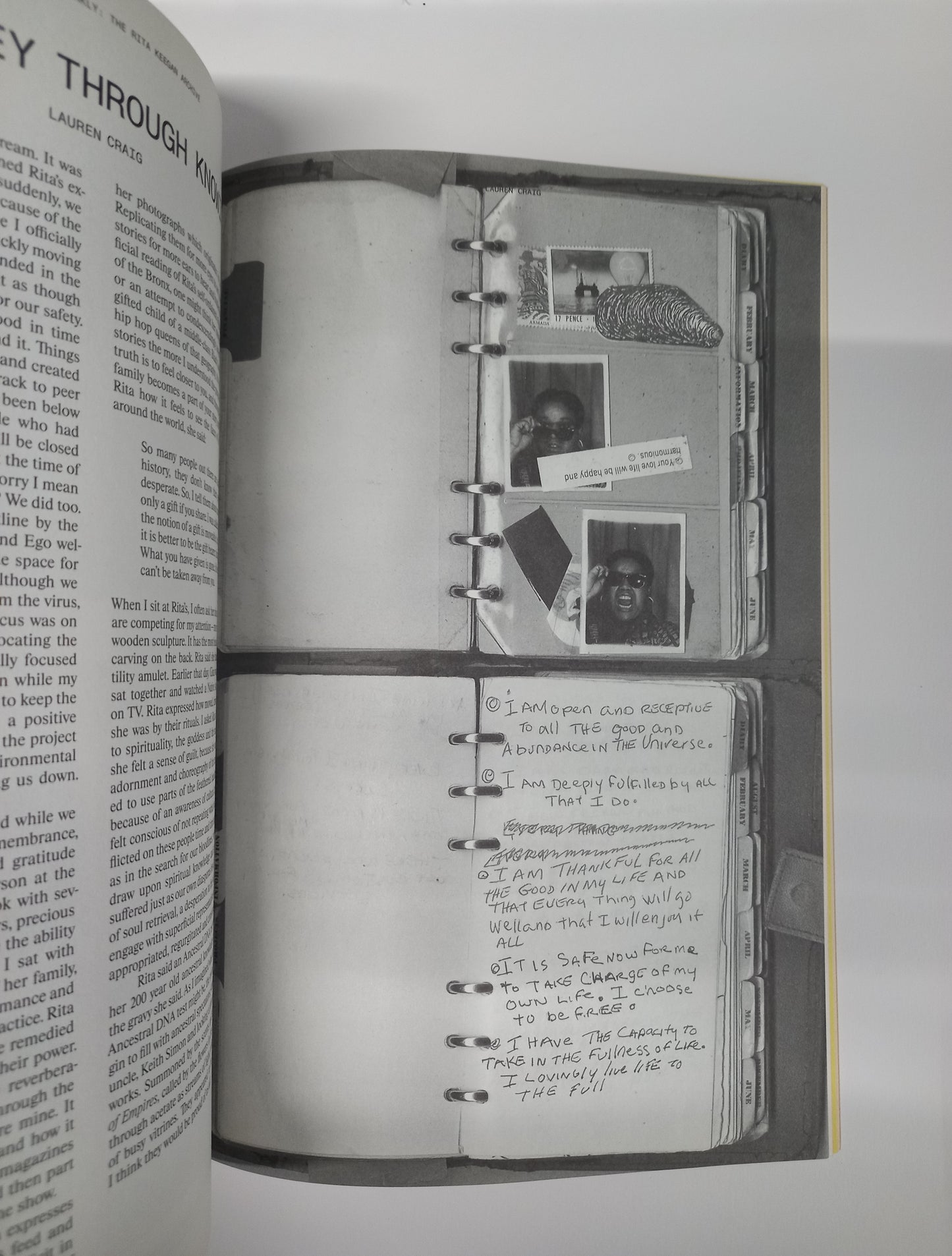 The Rita Keegan Archive -  Mirror Reflecting Darkly
